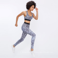 Athleisure Fitness Sports Bra Leggings Top Set Plus Size Two Piece Yoga  Suit